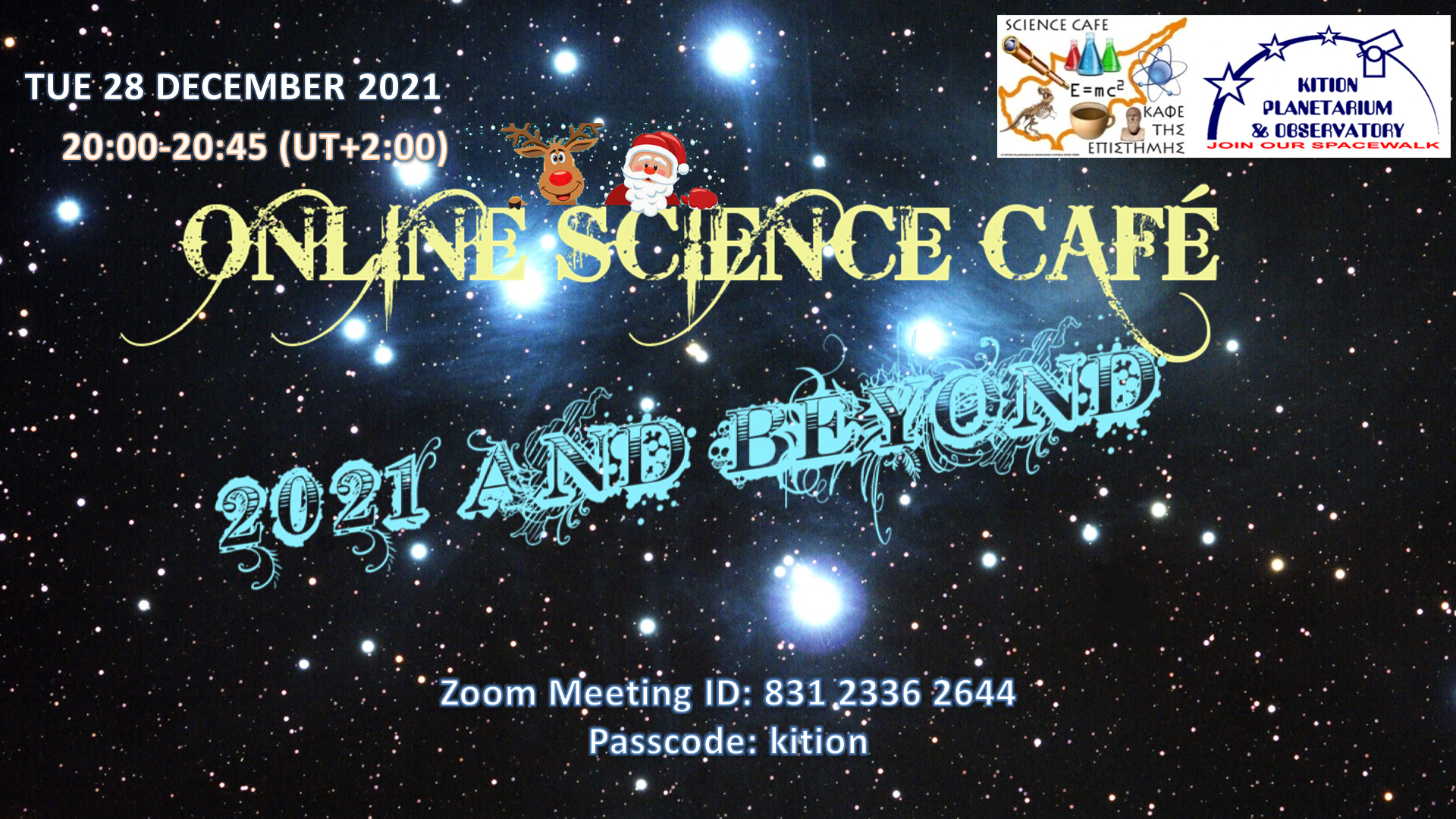 KITION SCIENCE CAFE 28 December 2021